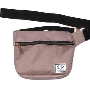 Herschel Supply Co Crossbody Bag Dusty Rose Pink Black Strap